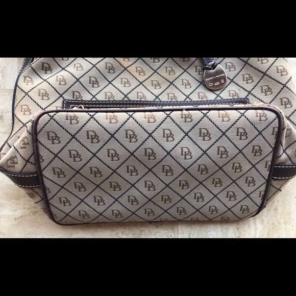 Dooney Bourke DB Logo Monogram Shoulder Bag - Picture 7 of 8